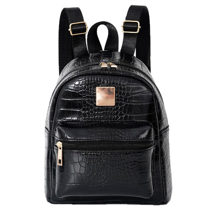Rucksack im eleganten Krokodil-Look Skanto