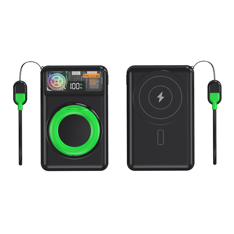 Tragbare Powerbank mit Schnellladefunktion und LED-Anzeige Skanto