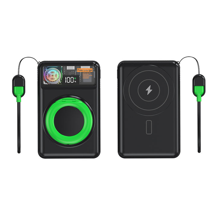 Tragbare Powerbank mit Schnellladefunktion und LED-Anzeige Skanto
