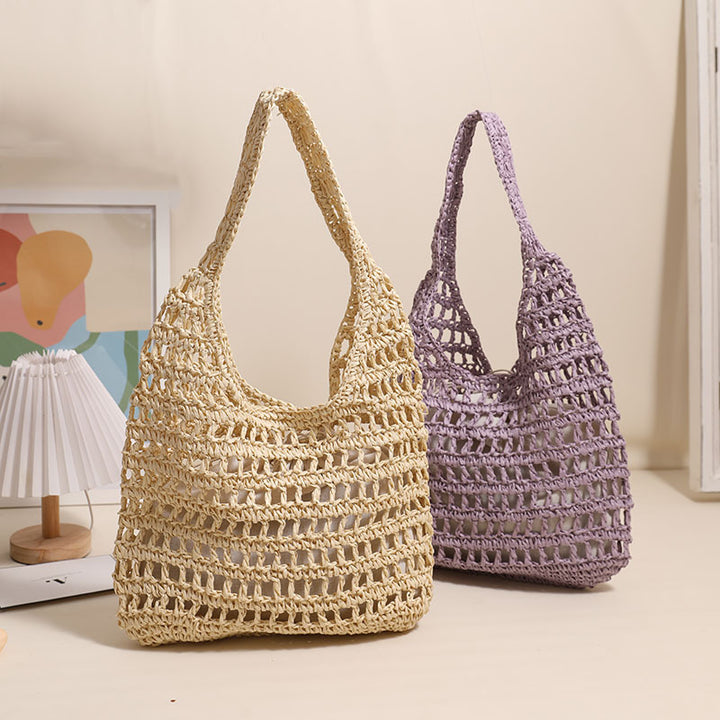 Trendige Netztasche mit gerafftem Design Skanto