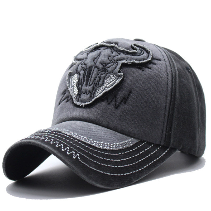 Herren Bestickte Western-Stil Kappe Skanto