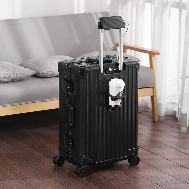 Unisex Eleganter und strapazierfähiger TSA-freundlicher Hartschalen-Handgepäckkoffer Skanto