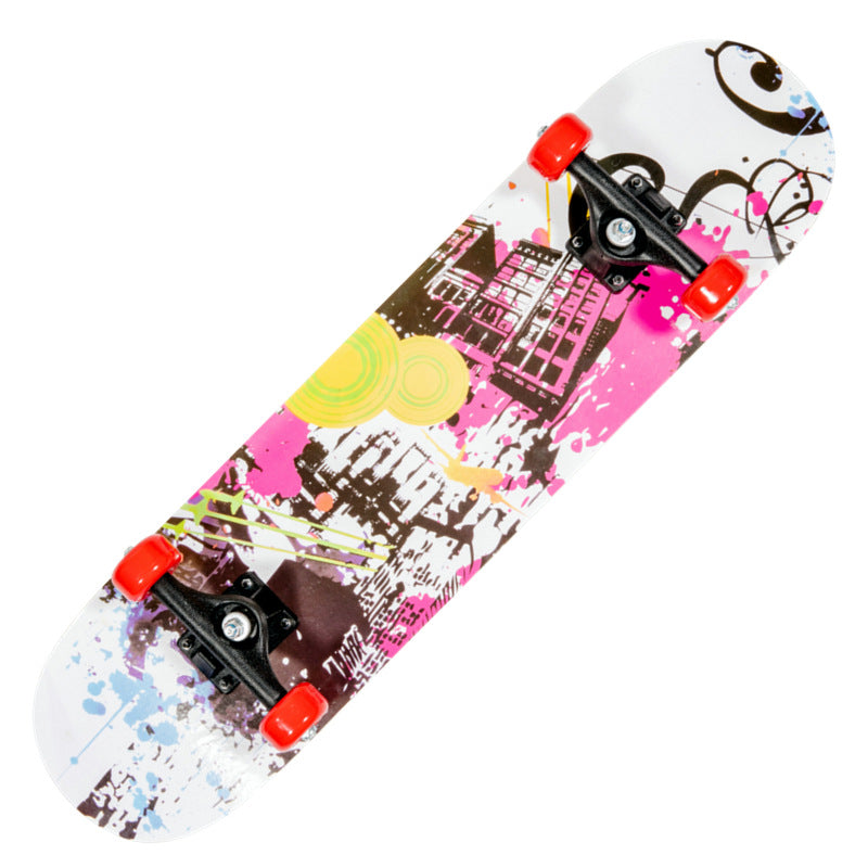 Trick-Skateboard mit Drachengrafik Skanto