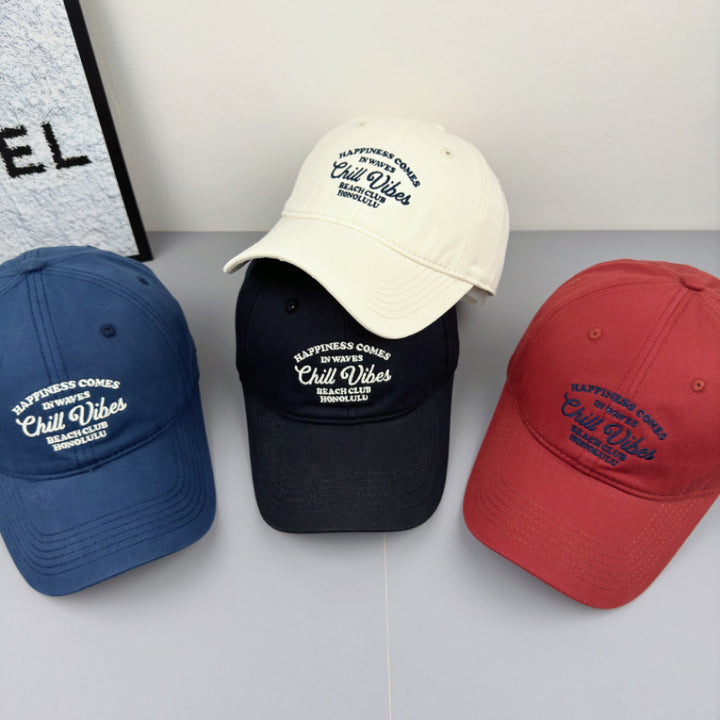 Herren Bestickte Baseballkappe „Chill Vibes“ Skanto