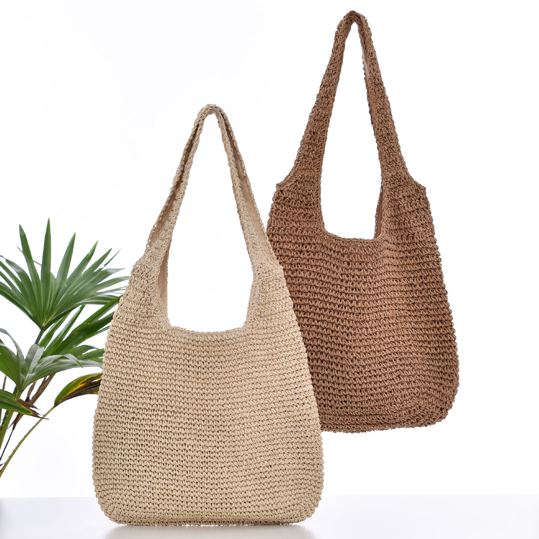 Handgemachte Tragetasche im modernen Boho-Stil Skanto