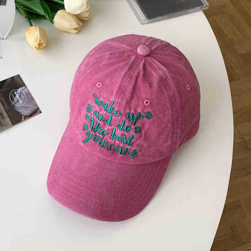 Motivierende bestickte Kappe für Damen Skanto