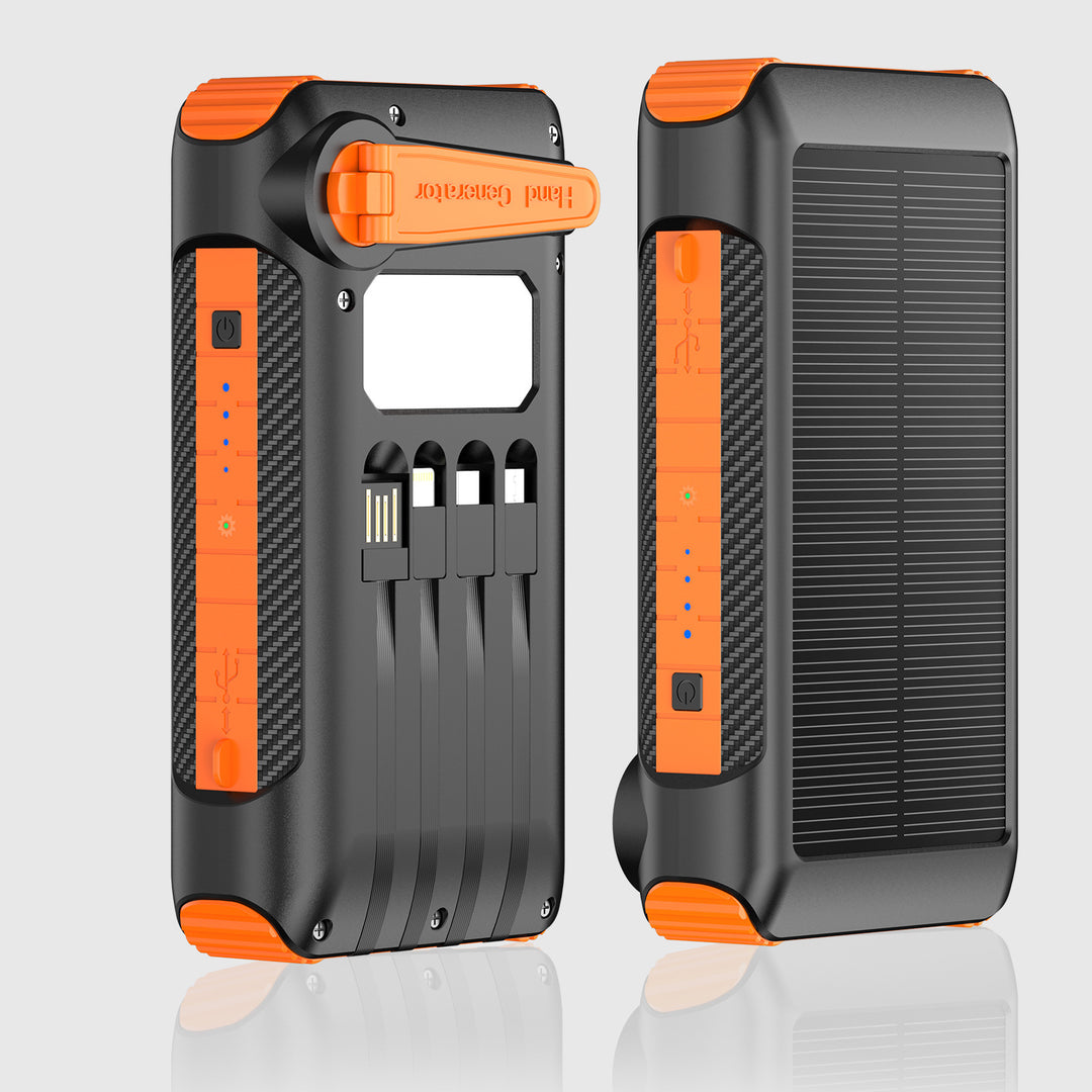 Solar Powerbank mit mehreren Ladeoptionen Skanto