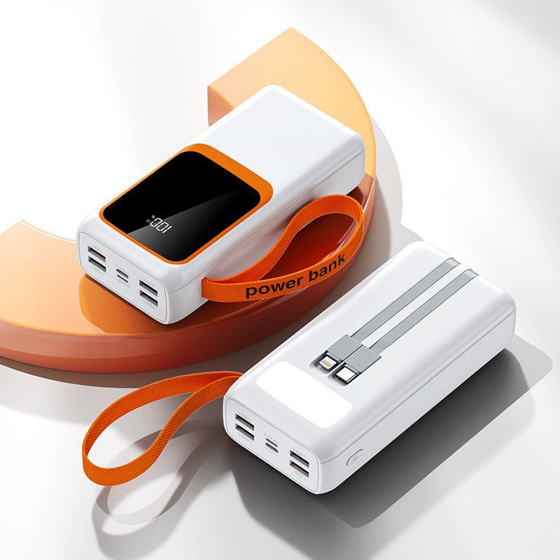 Tragbare Powerbank mit Digitalanzeige und multifunktionalen Anschlüssen Skanto