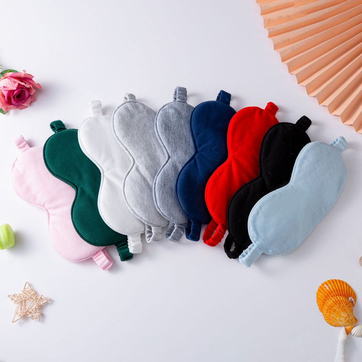 Leichte Baumwoll-Schlafmaske für Damen mit ergonomischer Polsterung und elastischem Komfortband Skanto