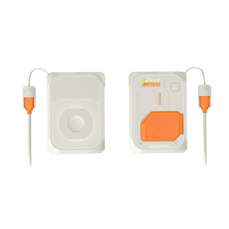 Tragbare Powerbank mit innovativer Schnellladung und kabelloser Option Skanto