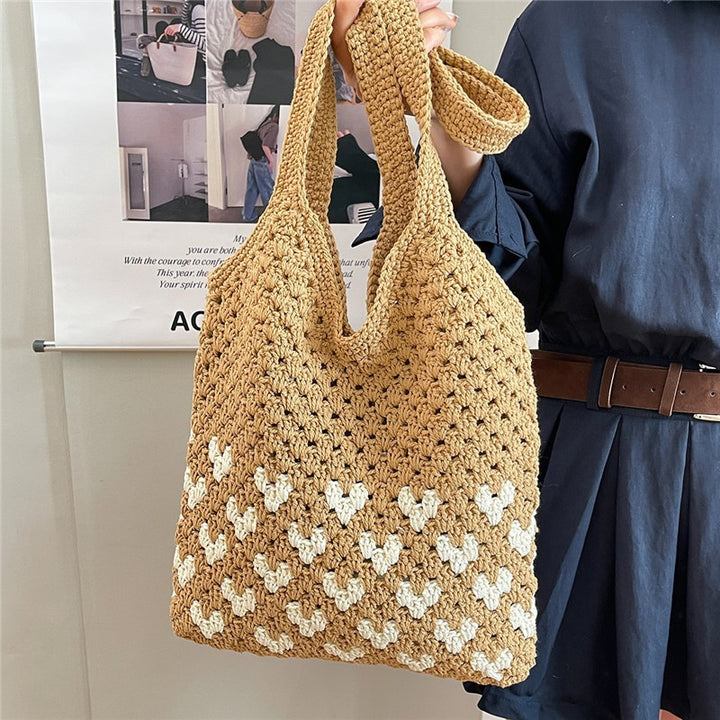 Nachhaltige und handgefertigte Makramee Crossbody Bag Skanto