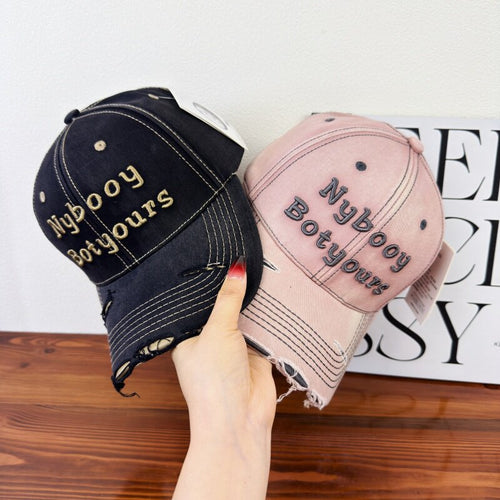 Verstellbare Baseballkappe im Used-Look für Damen Skanto