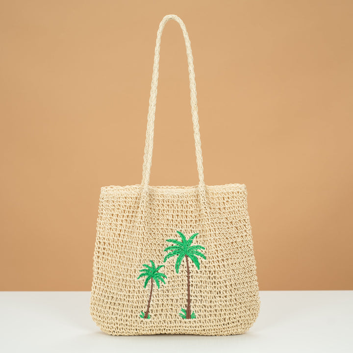 Trendige Strohtasche Skanto