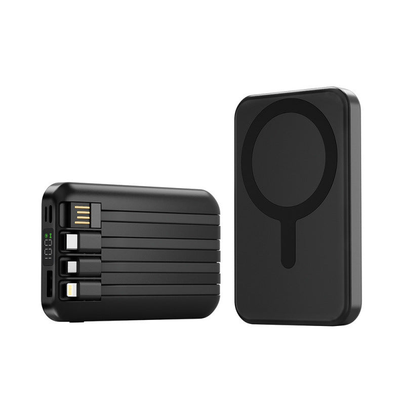 Tragbare Powerbank mit integriertem Kabellautsprecher und Schnellladung Skanto
