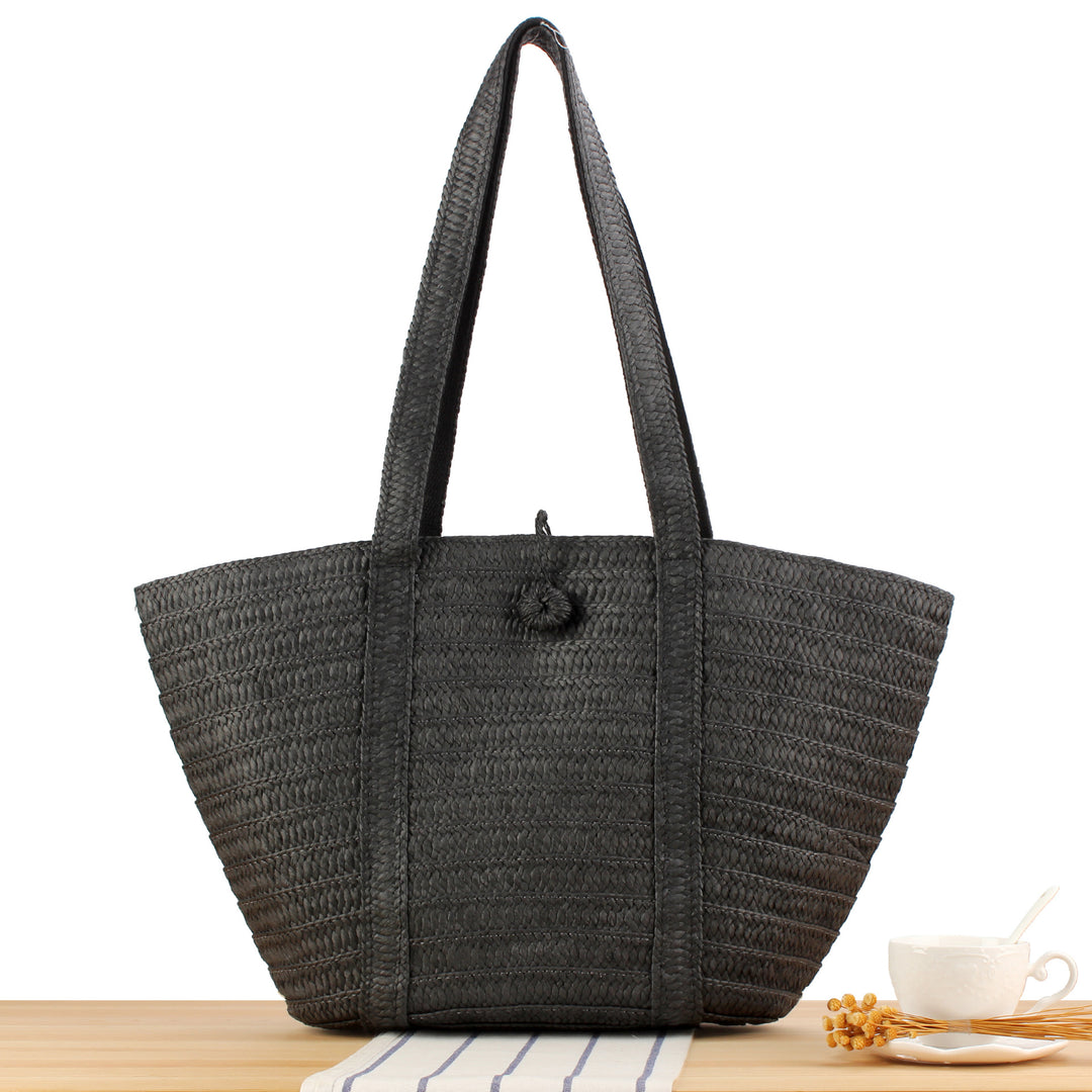 Stylische Tragetasche aus gewebtem Naturmaterial Skanto