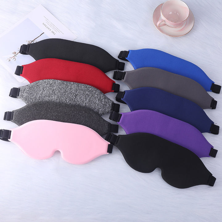 Unisex Ergonomische 3D-Schlafmaske mit konturierten Augenhöhlen und verstellbarem Komfortband Skanto