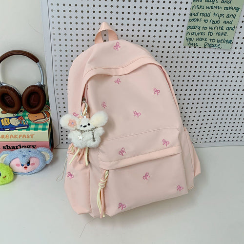 Eleganter Rucksack Skanto mit Schleifenstickerei