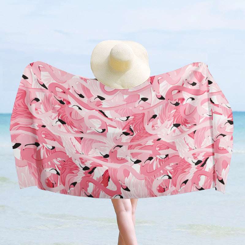 Luxuriöses Strandtuch mit dynamischem Wellendesign Skanto