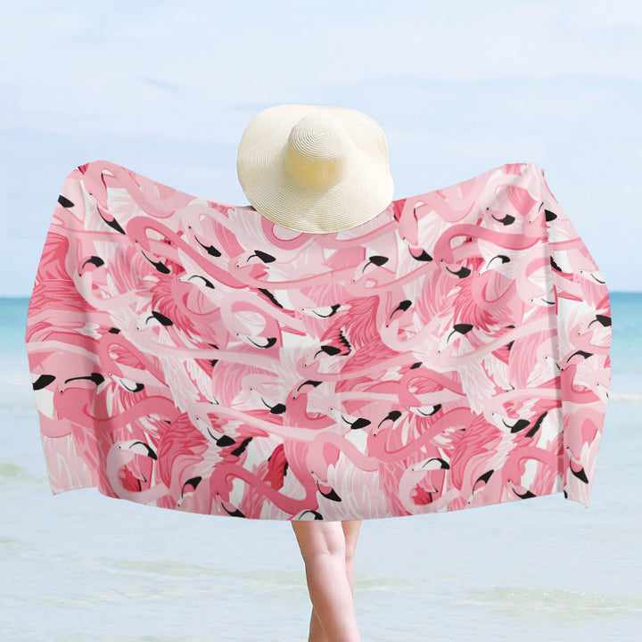 Luxuriöses Strandtuch mit dynamischem Wellendesign Skanto