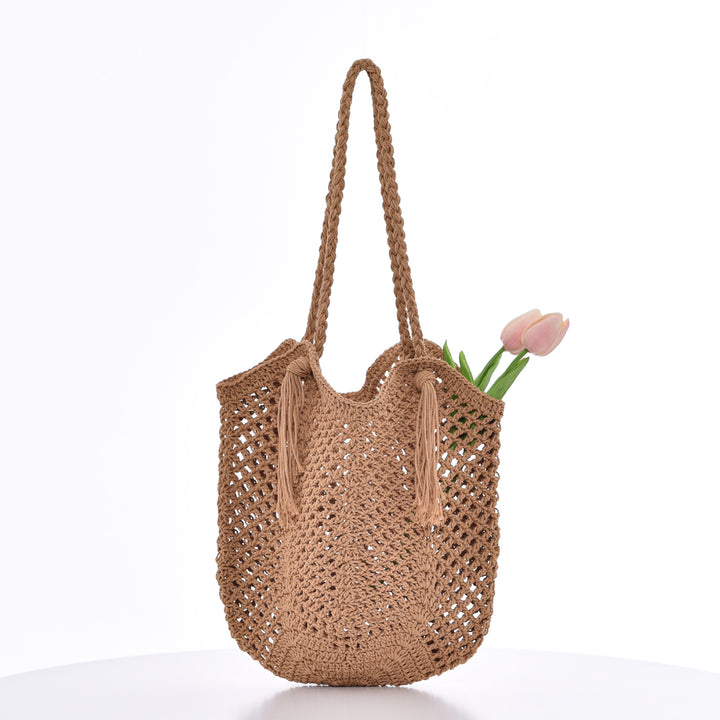 Handgemachte Makramee Strandtasche Skanto