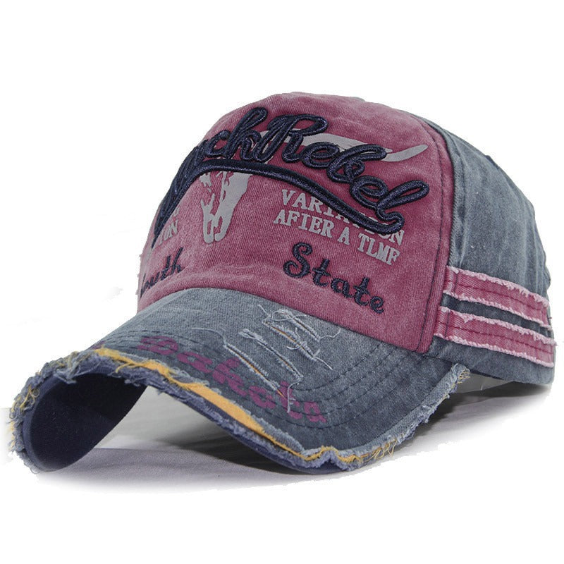 Damen Baseballkappe im Used-Look mit Grafik Skanto 1784083658