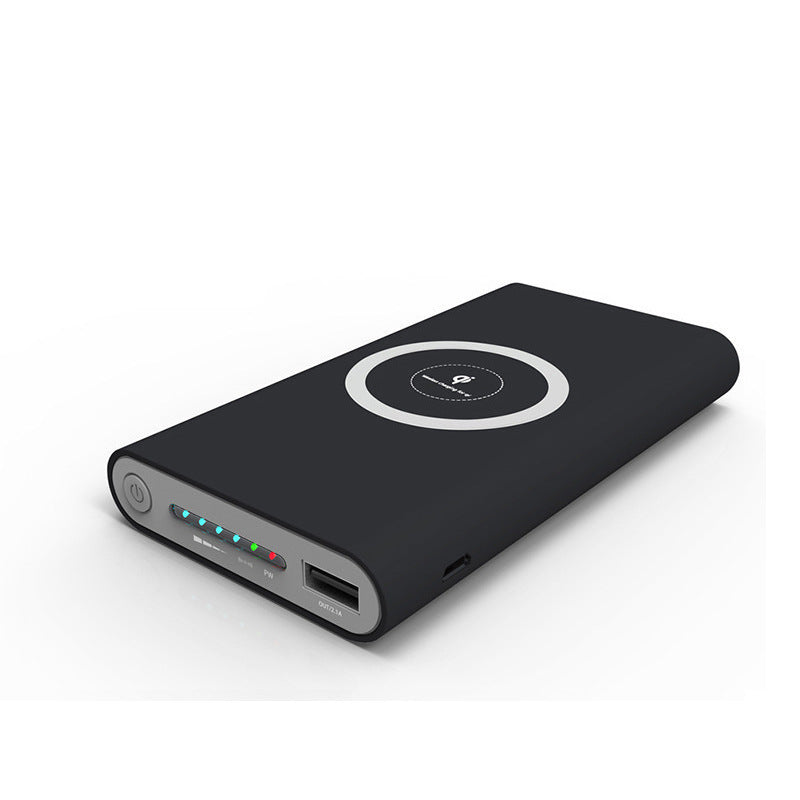 Powerbank mit kabelloser Ladefunktion und intelligenter Akkustatusanzeige Skanto