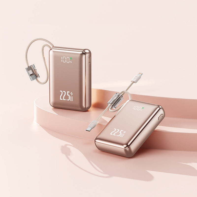 Tragbare Schnelllade-Powerbank mit Digitalanzeige Skanto