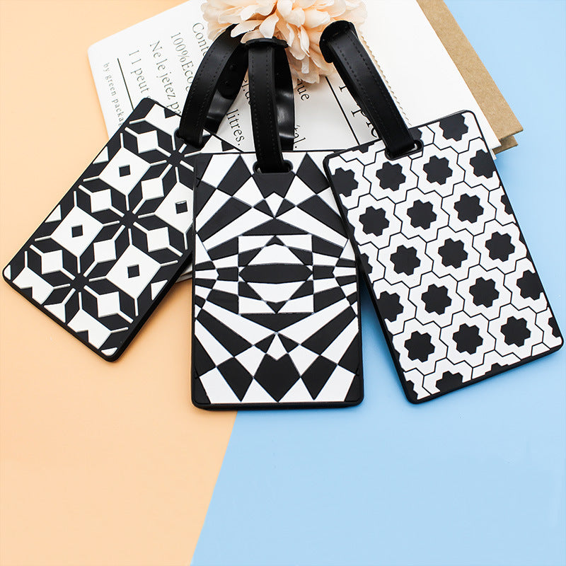 Unisex Gepäckanhänger mit geometrischem Muster Skanto