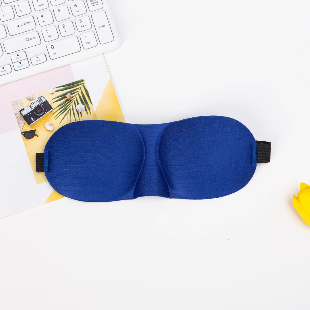 Skanto Unisex lichtblockierende Reisemaske mit thermoplastischer Nylonschale und breitem Komfortband Skanto