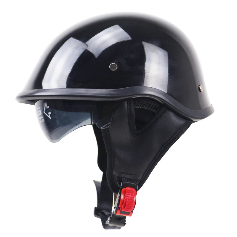 Klassischer leichter Motorradhelm mit verstellbarem Visier Skanto