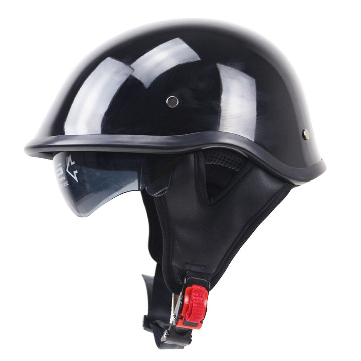 Klassischer leichter Motorradhelm mit verstellbarem Visier Skanto