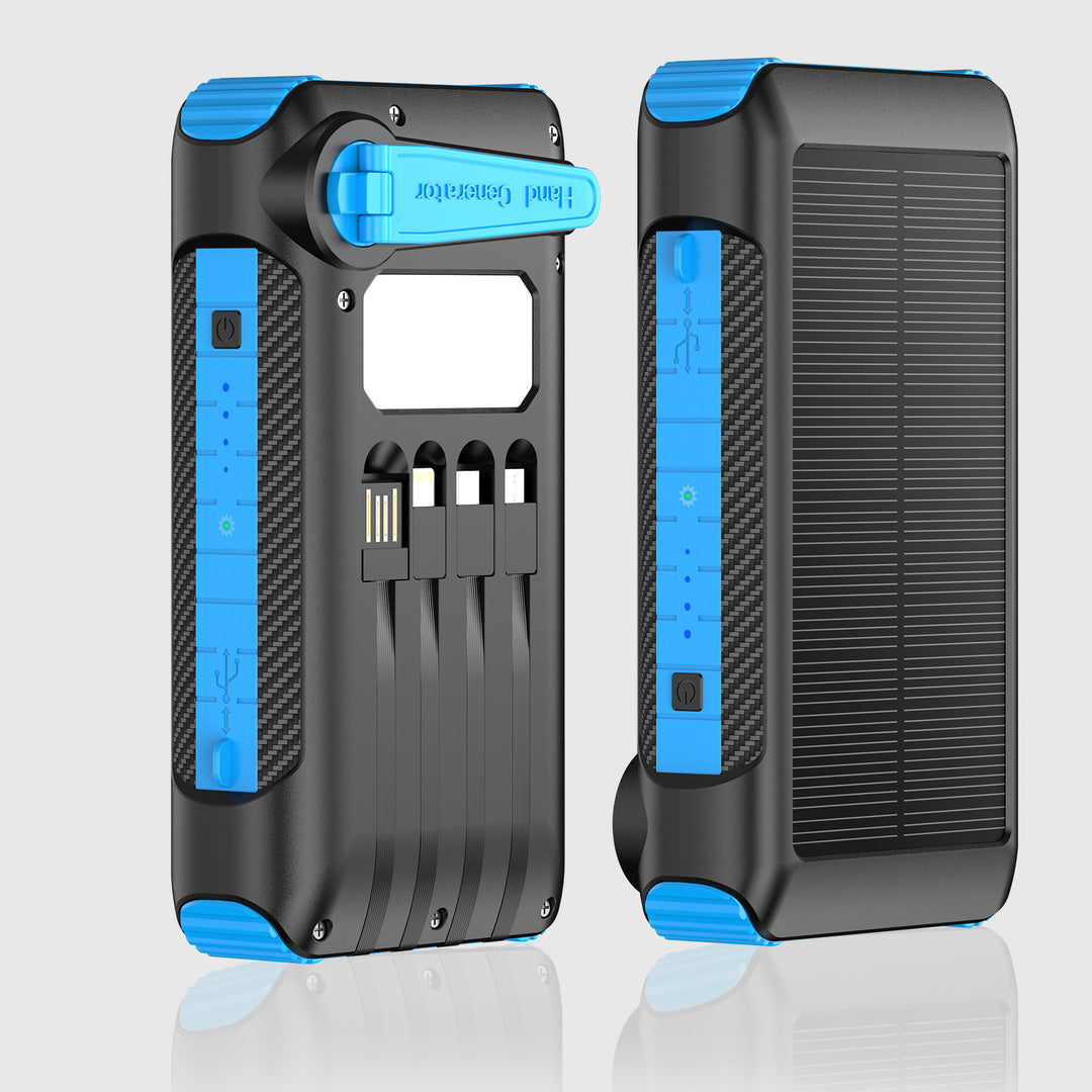 Solar Powerbank mit mehreren Ladeoptionen Skanto