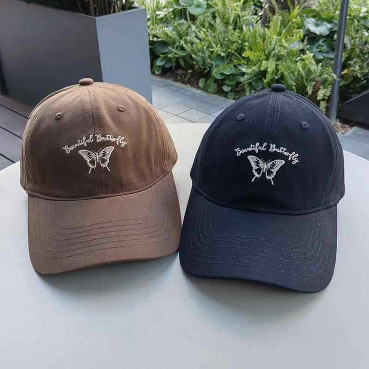Damen Kappe Skanto mit Schmetterlingsstickerei