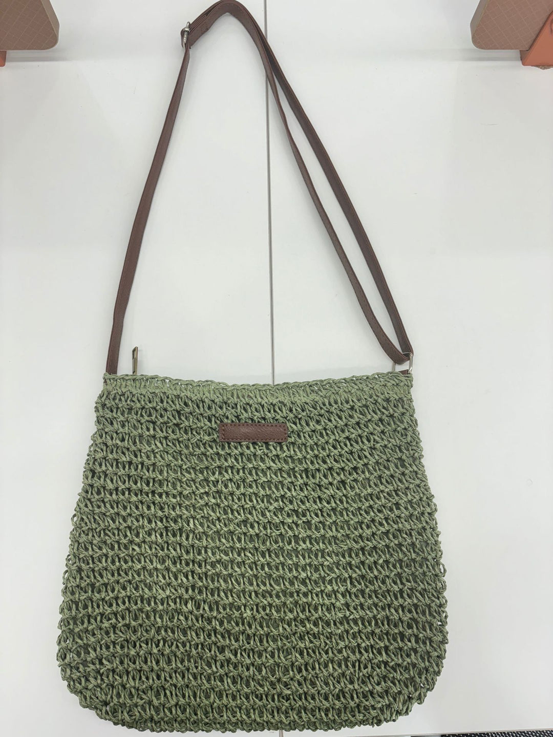 Praktische Tasche aus geflochtenem Naturmaterial Skanto
