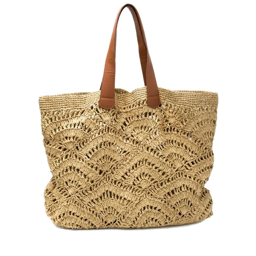 Geräumige Makramee-Strandtasche Skanto
