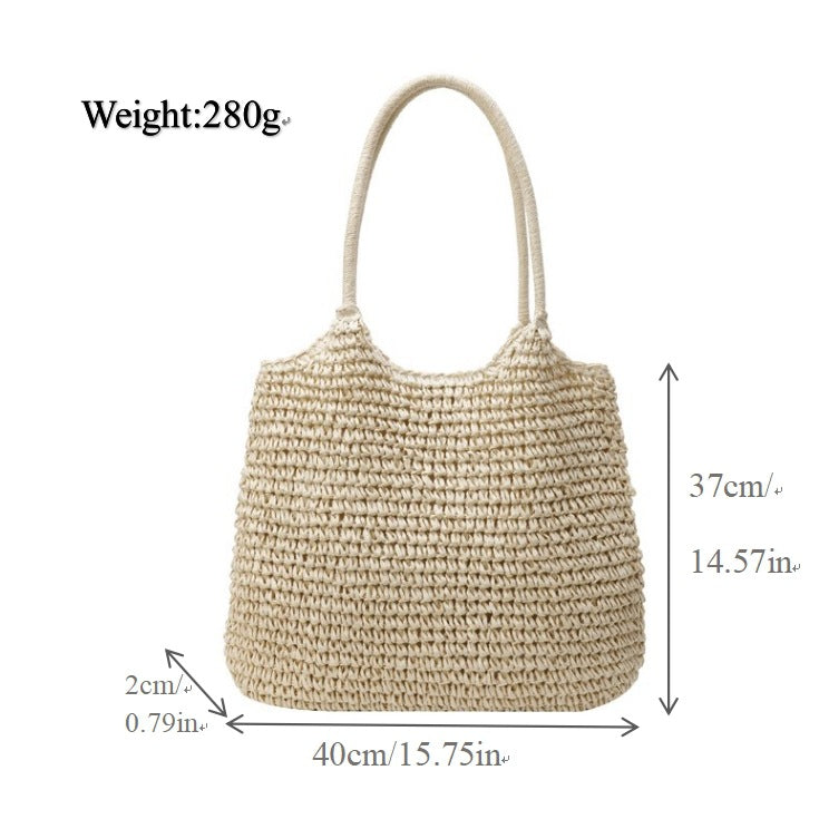 Handgefertigte nachhaltige Strandtasche Skanto