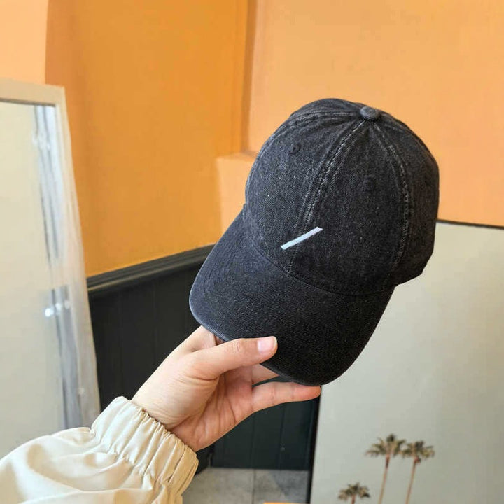 Klassische Herren-Baseball-Cap im Denim-Stil Skanto