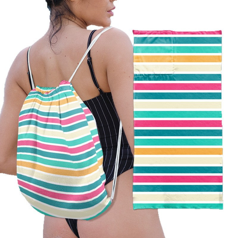Multifunktionale Strandtasche mit integriertem Handtuch Skanto