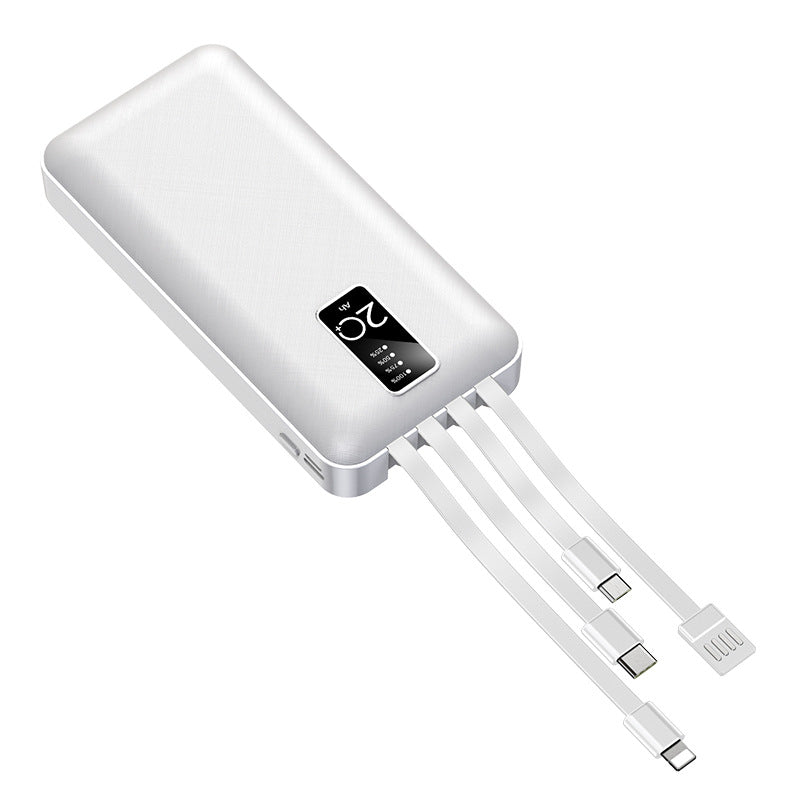 Leistungsstarke Powerbank mit integriertem Multi-Kabel Skanto