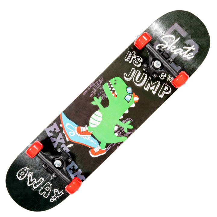 Trick-Skateboard mit Drachengrafik Skanto