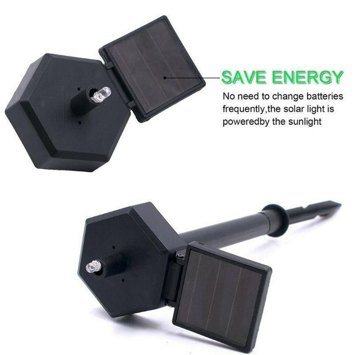 Uhu Papagei Statue LED Solarleuchte Outdoor Wasserdichte Rasenlampe | Skanto
