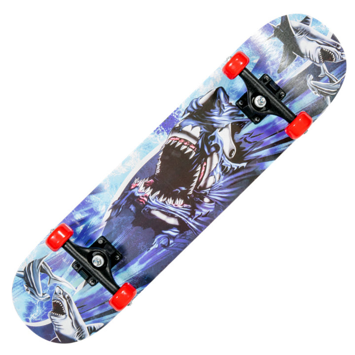 Skateboard mit Drachengrafik Skanto