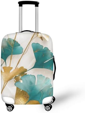 Unisexer nicht-elastischer Kofferbezug mit Pferde- und Sonnenblumenmotiv, strapazierfähiger Stretch-Schutz für Hartschalen-Trolley mit Reißverschluss Skanto