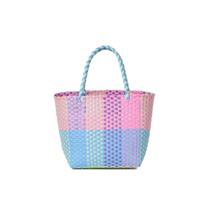 Bunte Einkaufstasche aus recyceltem Material Skanto