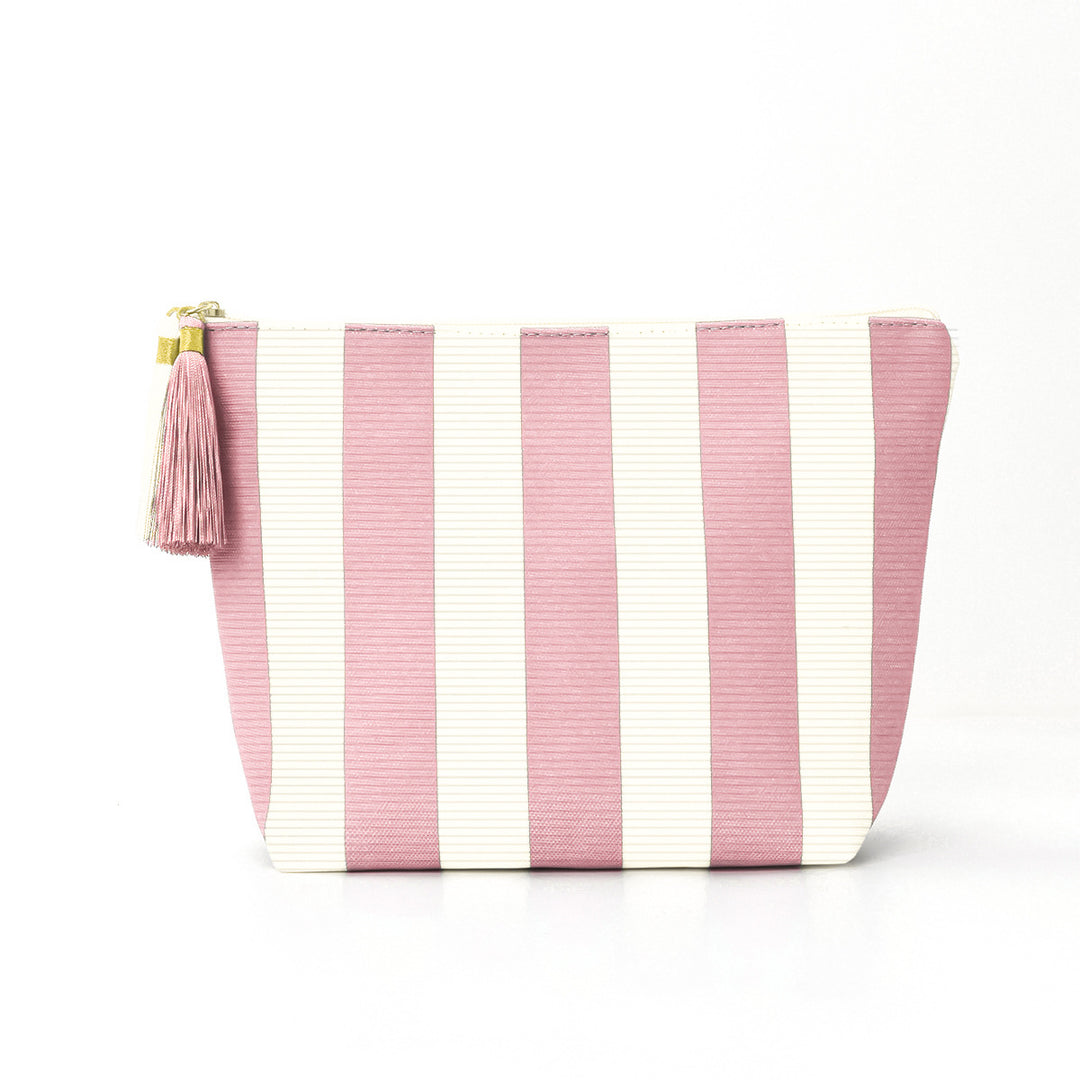 Kosmetiktasche mit raffinierten Streifen Skanto
