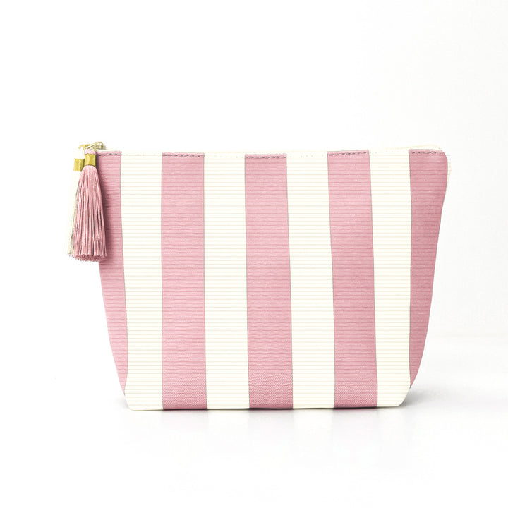 Kosmetiktasche mit raffinierten Streifen Skanto