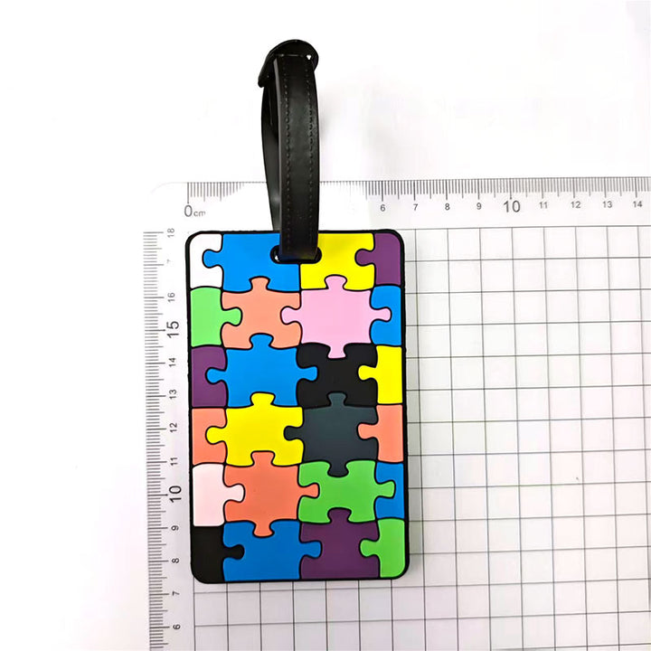 Unisex Gepäck-Identifikator mit geometrischem Muster Skanto