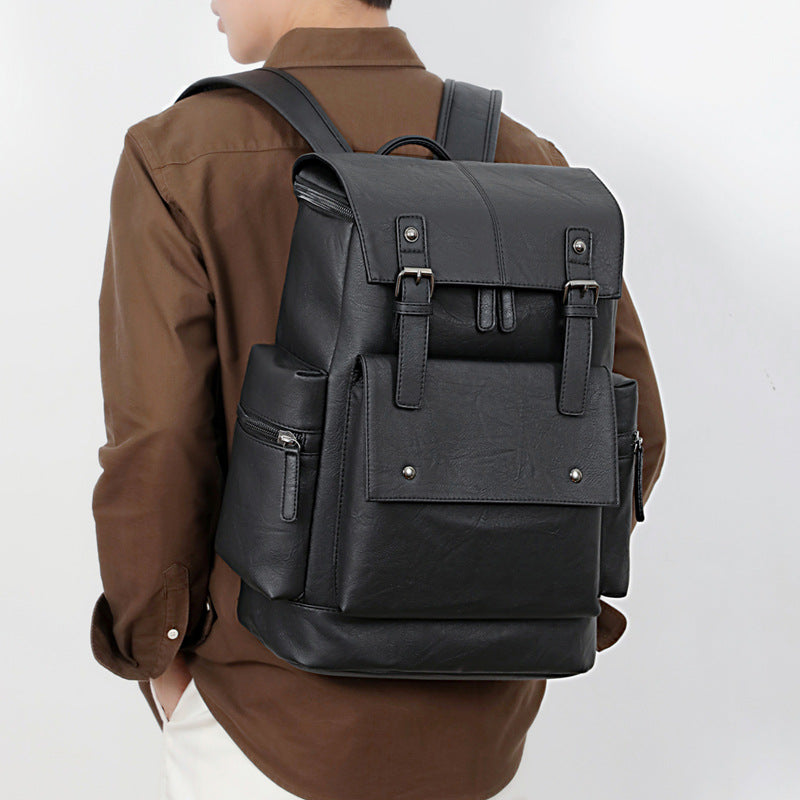 Eleganter Rucksack aus strapazierfähigem Kunstleder Skanto