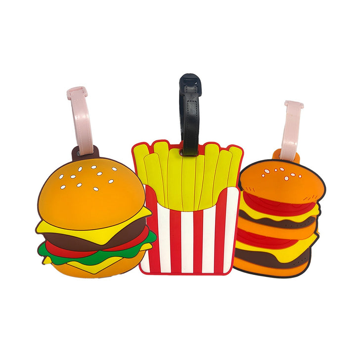 Lustiger Hamburger-Gepäckanhänger Skanto