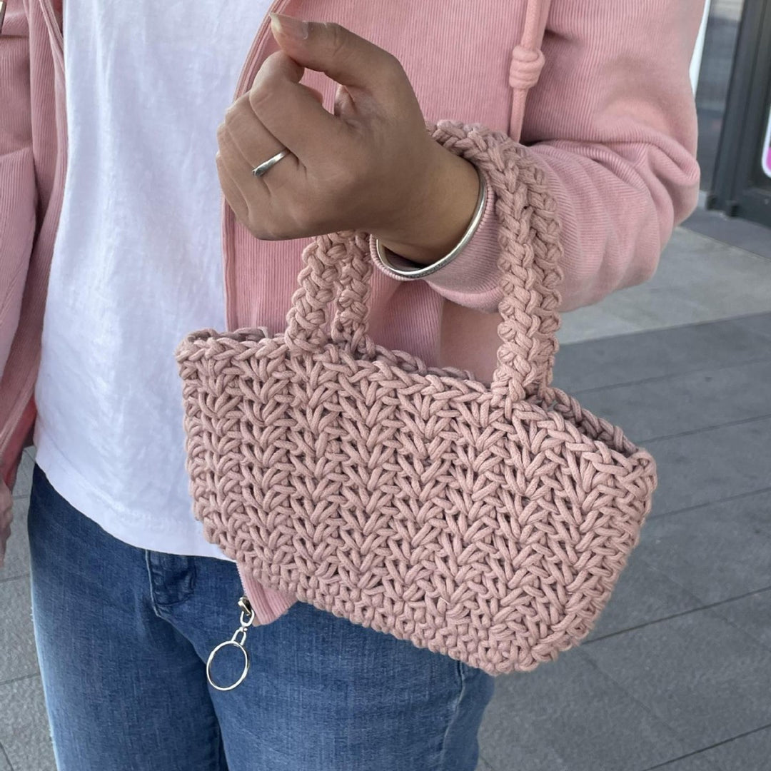 Handgemachte Häkelhandtasche Skanto